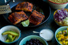 Bristol Bay Sockeye salmon taco bowl recipe with quinoa, healthy wild salmon recipes