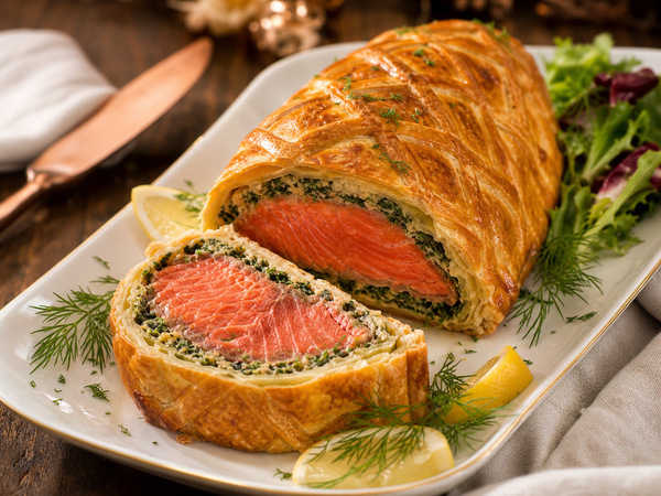 Sockeye Salmon en Croute