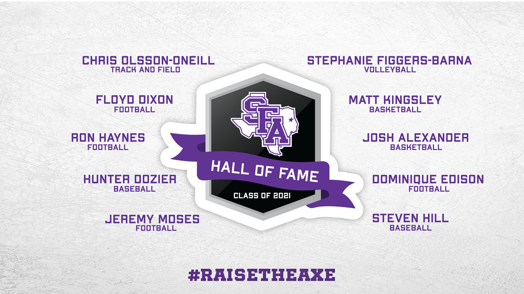 Chris Olsson-O'Neill inducted into SFA Hall of Fame