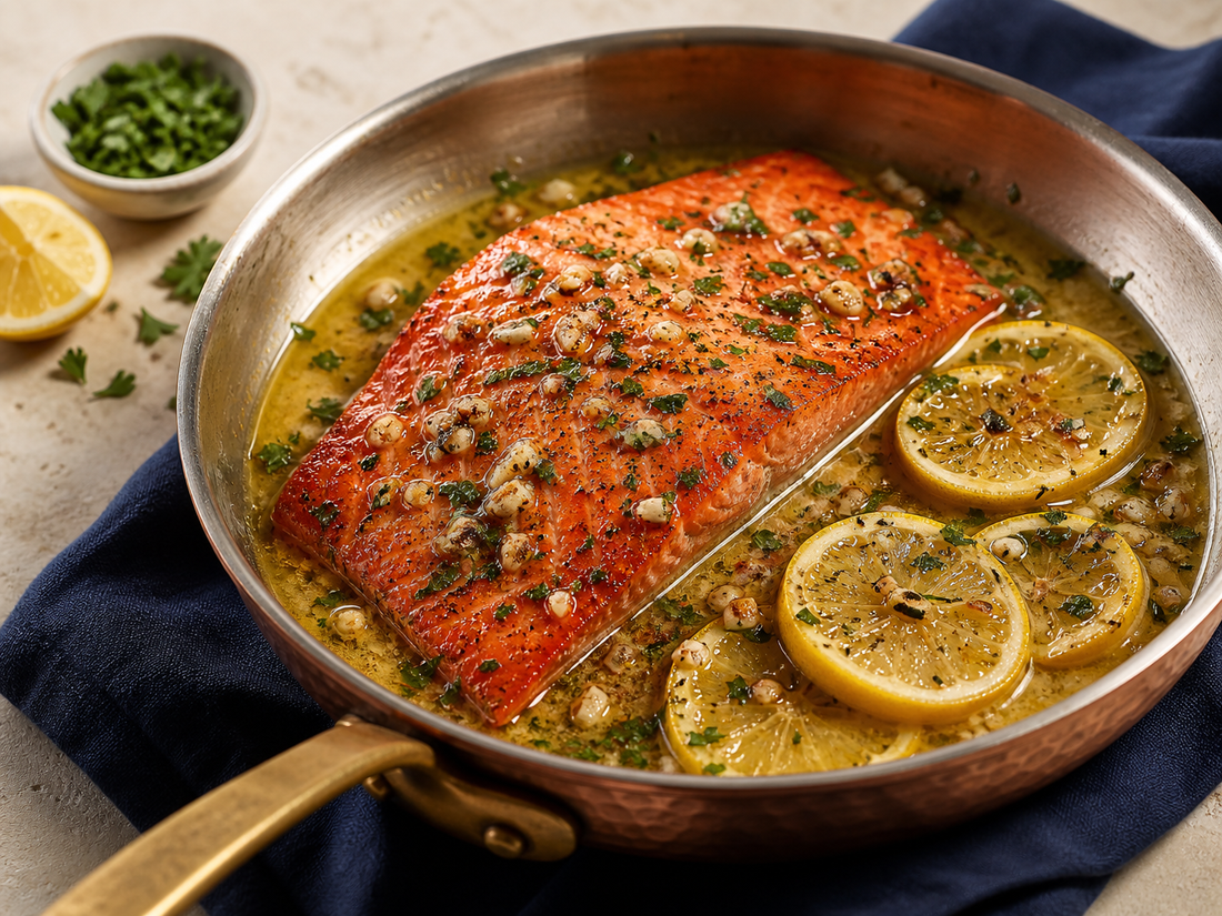 Garlic Butter Sockeye Salmon