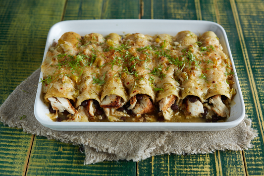 Alaska Halibut enchiladas recipe