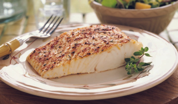 fast and spicy Alaska Halibut 