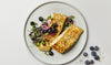 Seared Alaska Halibut with Pickled Blueberries