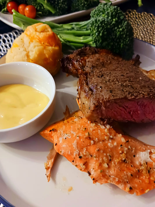 Ostrich and Steaks?! Oh My! Let's Talk About our Holiday Surf N' Turf Special!