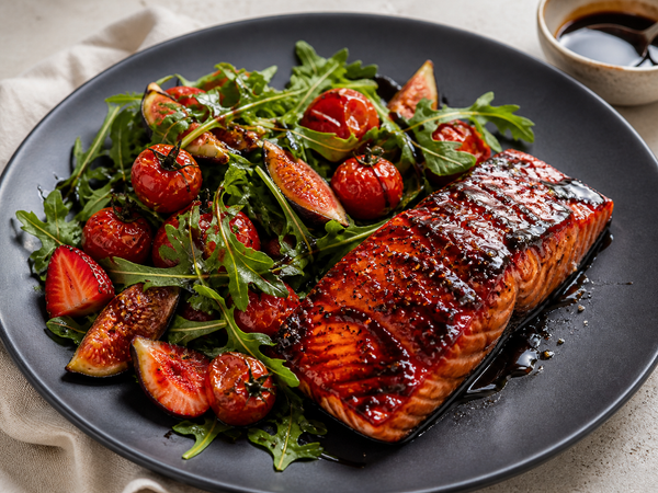 Balsamic Glazed Sockeye Salmon
