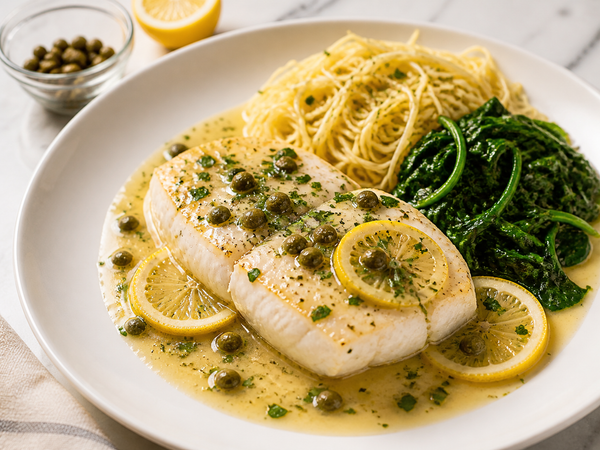Halibut Piccata