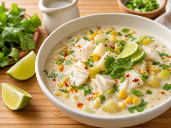 Coconut Cod Chowder
