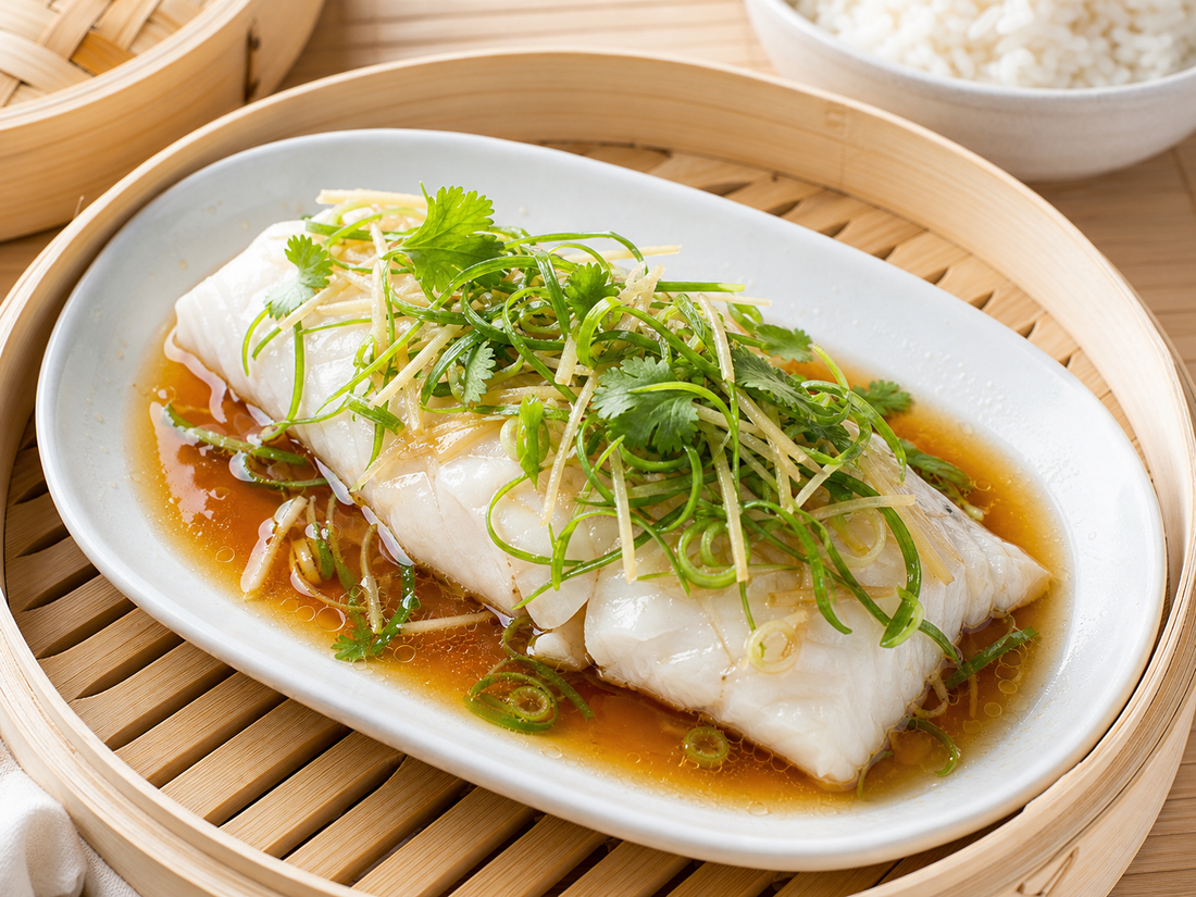 Asian Steamed Halibut
