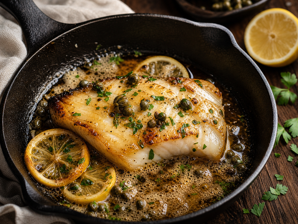 Sablefish with Brown Butter and Capers