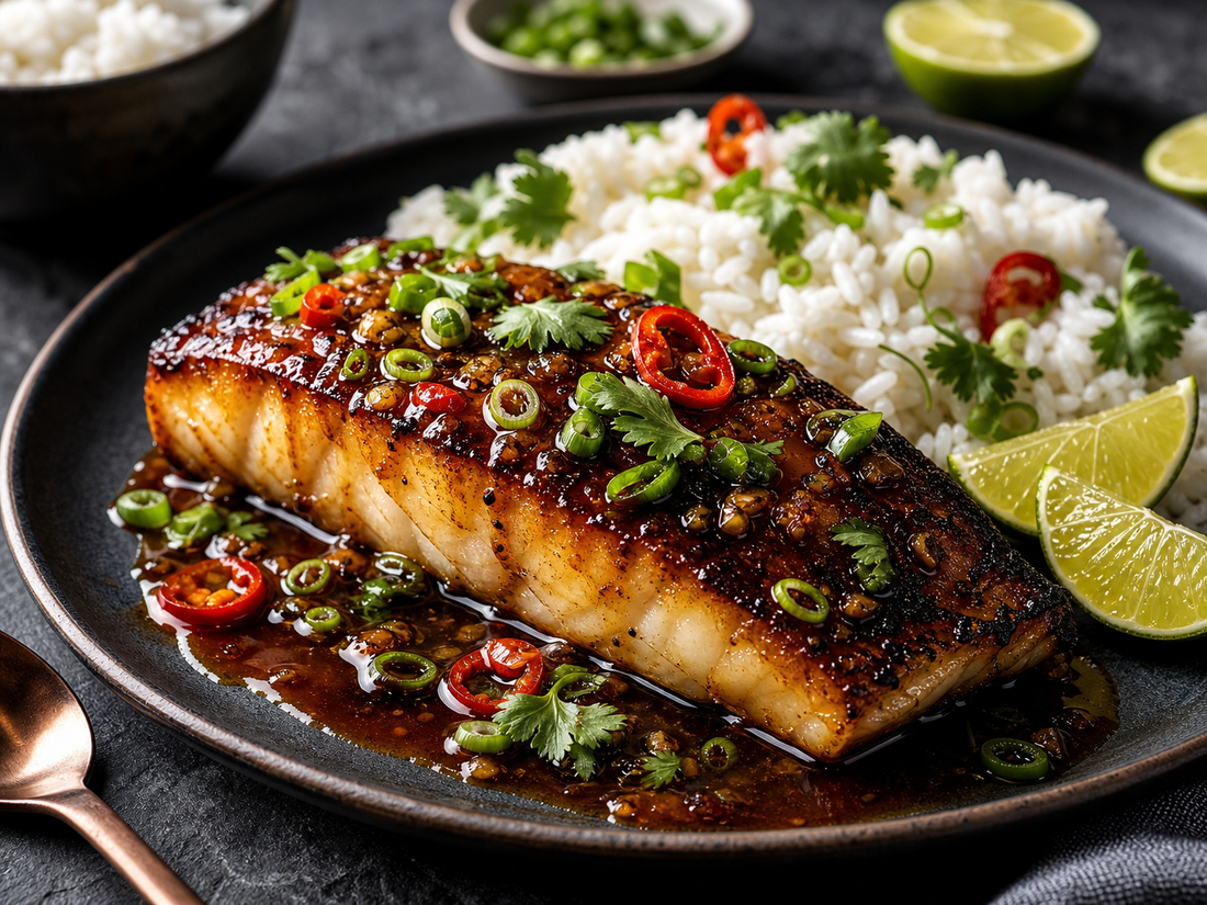 Pan-Seared Sablefish with Vietnamese Caramel Sauce