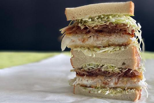 Alaskan Halibut Katsu Sandwich, Halibut Recipes from Kirsten and Mandy Dixon from Within the Wild, Alaskan Chefs