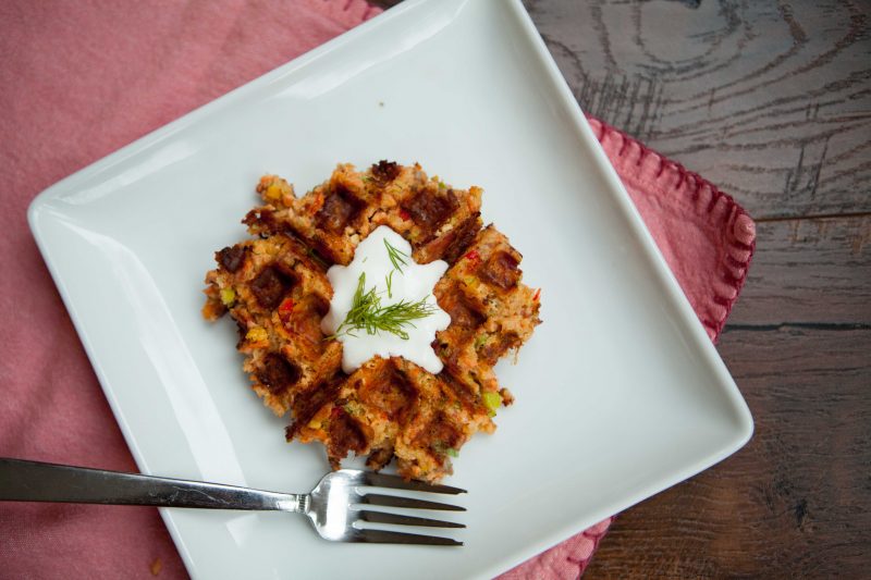 best salmon waffle recipe sockeye salmon waffles