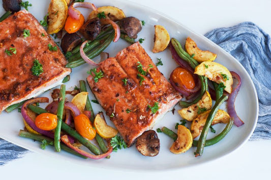 Sheet Pan Harissa Salmon - Popsie Alaskan Fish Company