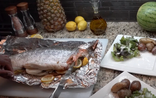 how to cook a whole salmon