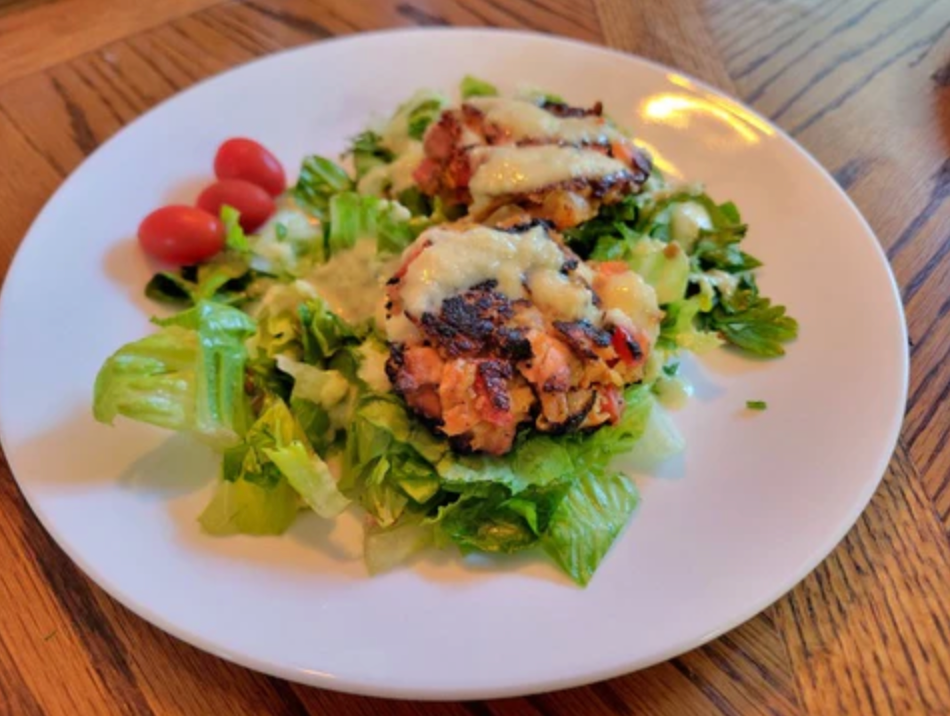 family recipe - blackened salmon cakes