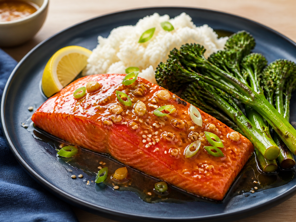 Honey Garlic Sockeye Salmon