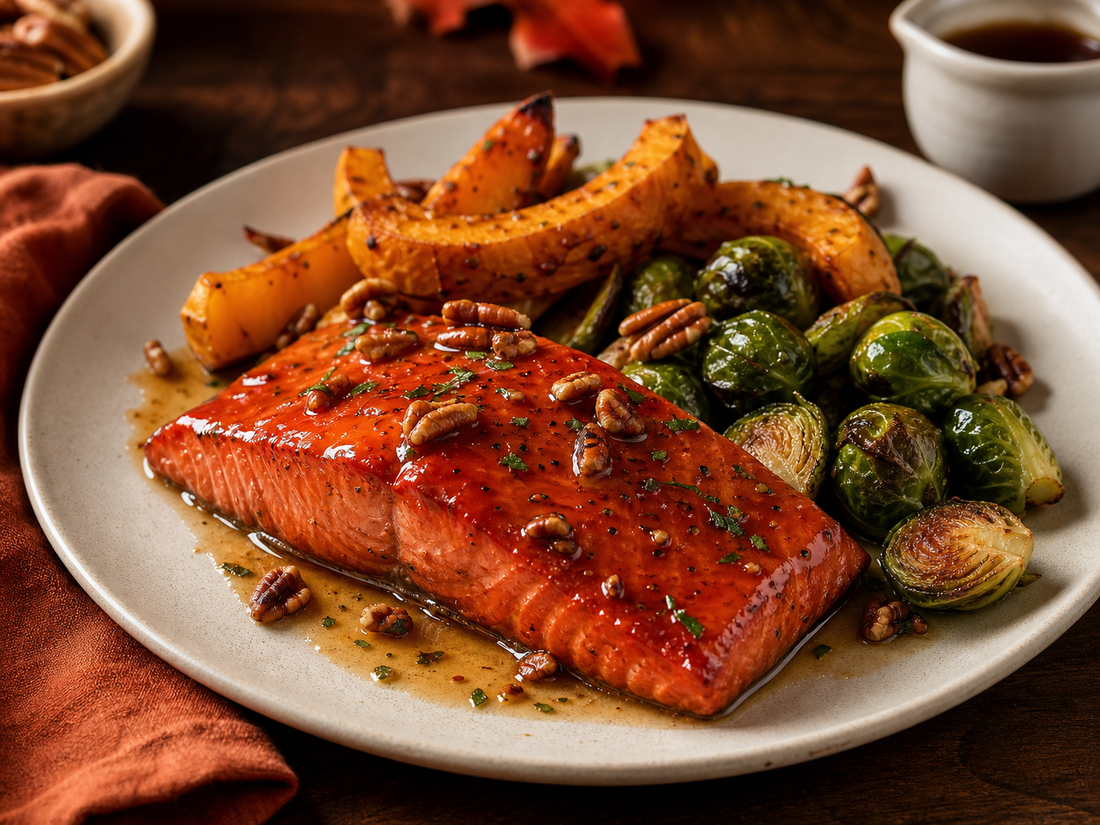 Maple Glazed Sockeye Salmon