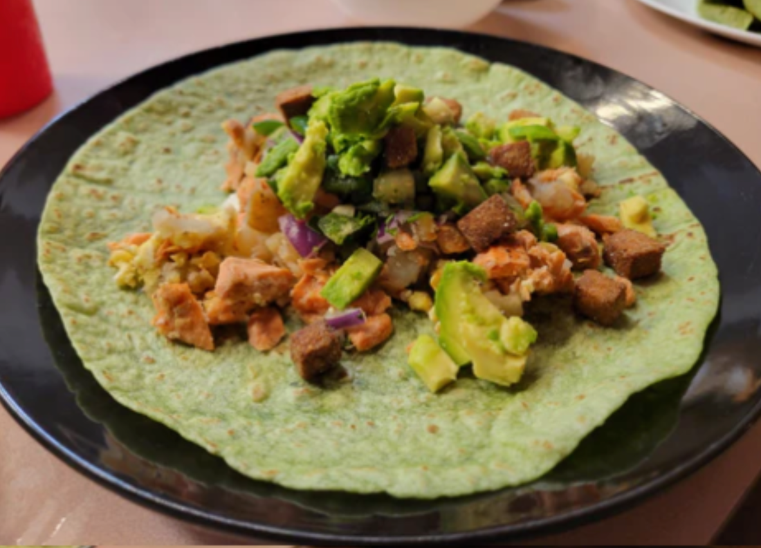 Family Recipe - Salmon Burrito