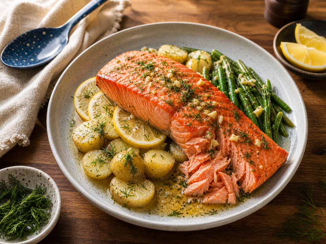 Instant Pot Sockeye Salmon with Lemon Dill