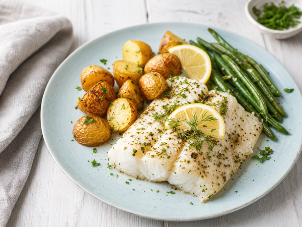 Lemon Herb Baked Cod