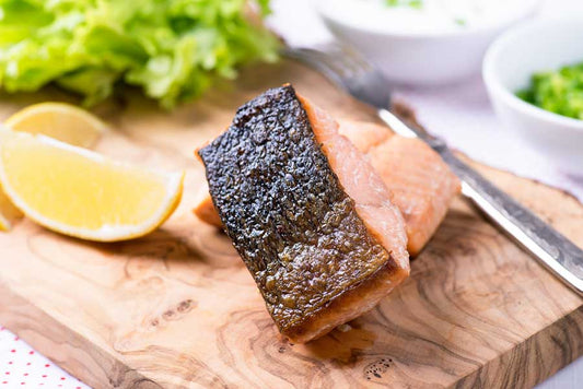 how to get crispy wild salmon skin