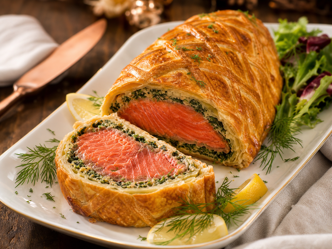 Sockeye Salmon en Croute