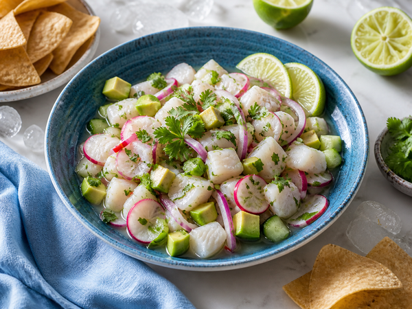 Halibut Ceviche Alaskan Style