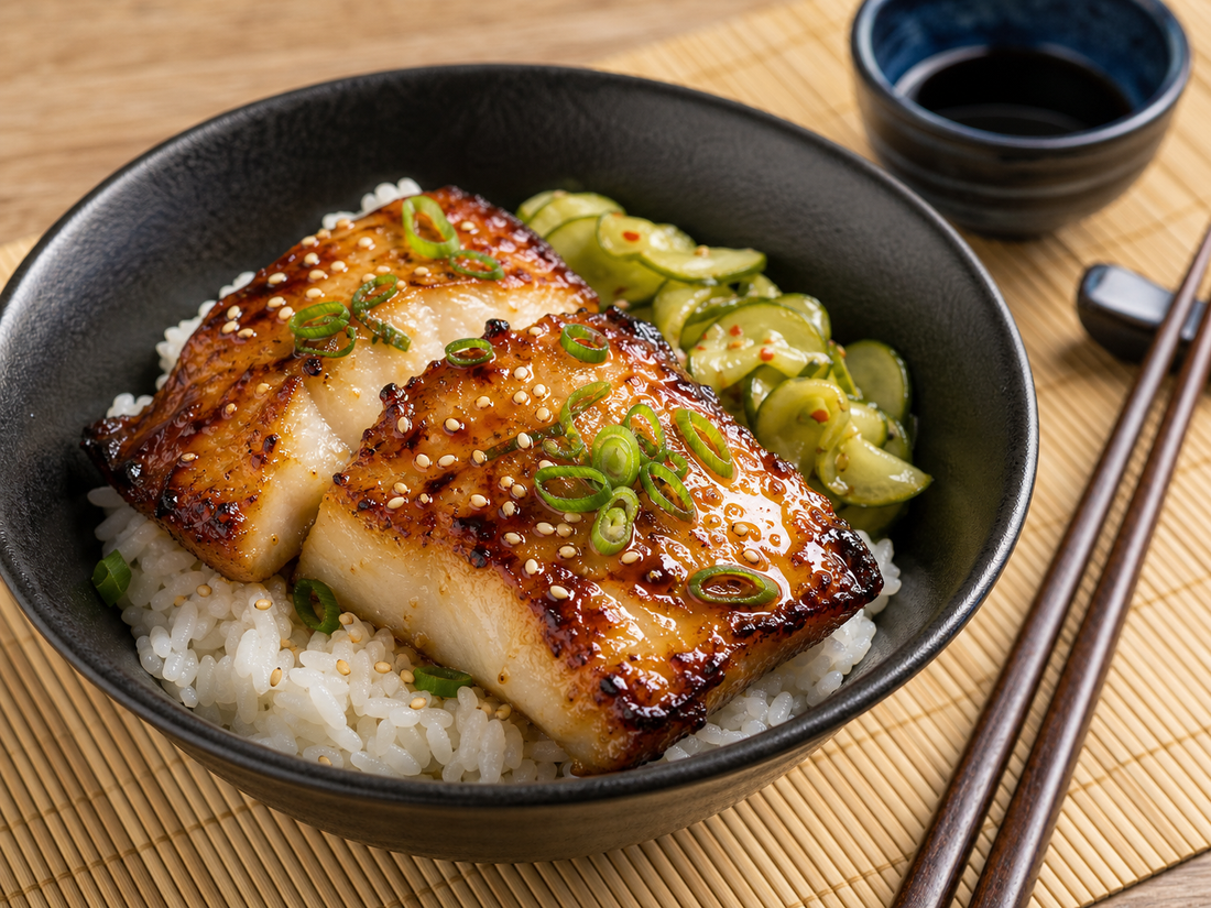 Air Fryer Sablefish with Miso Glaze