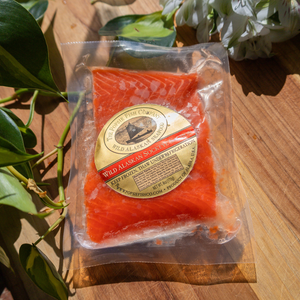 wild-caught alaskan sockeye salmon 6oz portion