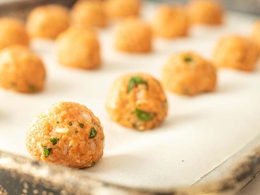 salmon meat balls