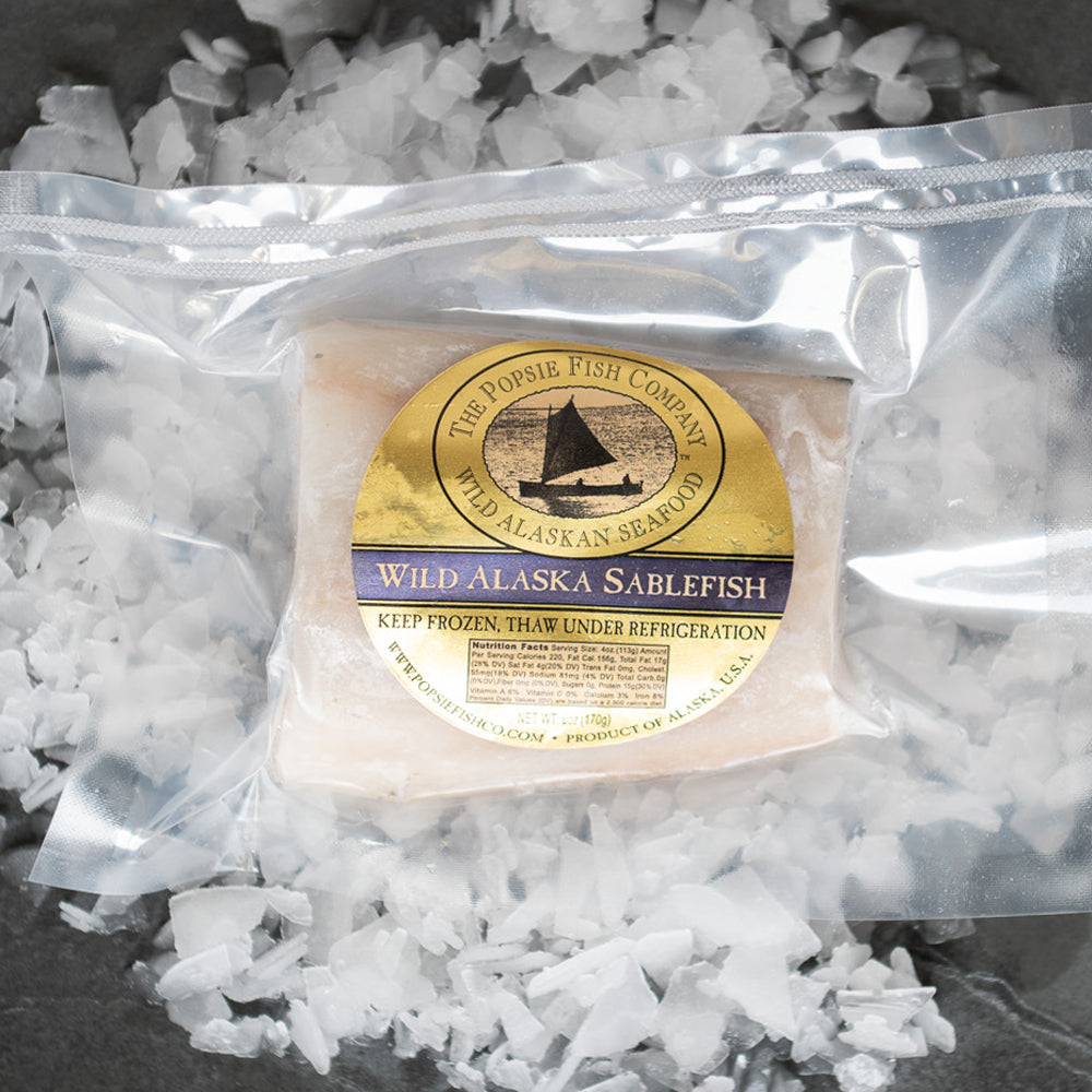 Alaskan Sablefish (Black Cod) Box – The Popsie Fish Company