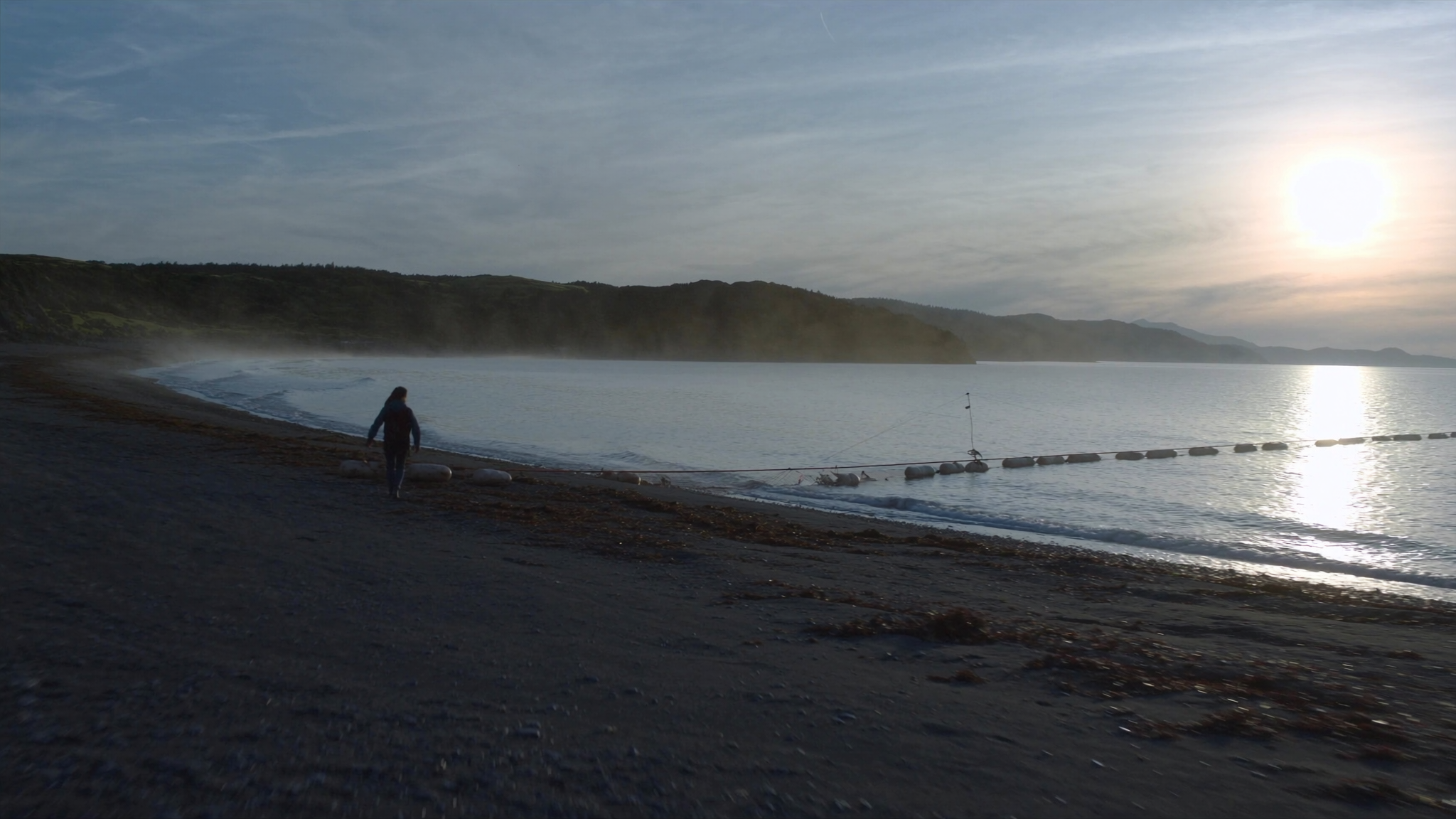 Bristol Bay setnet at sunrise